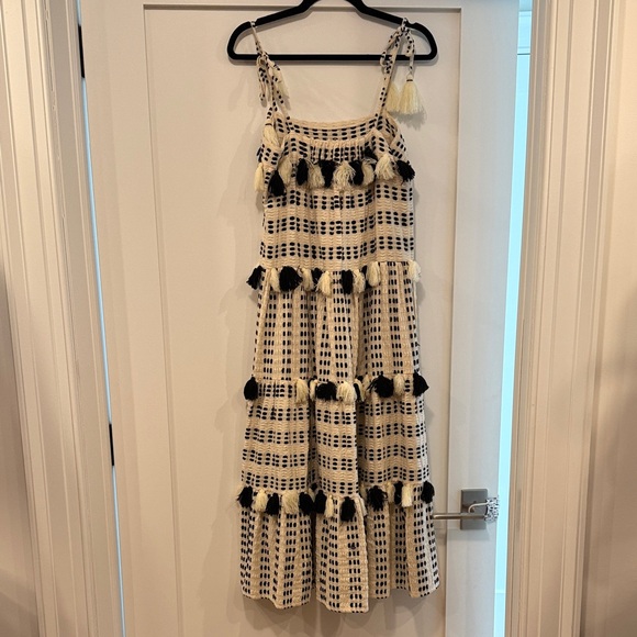 Tessora Lola Tassel Midi Dress, Size Small - Picture 11 of 12